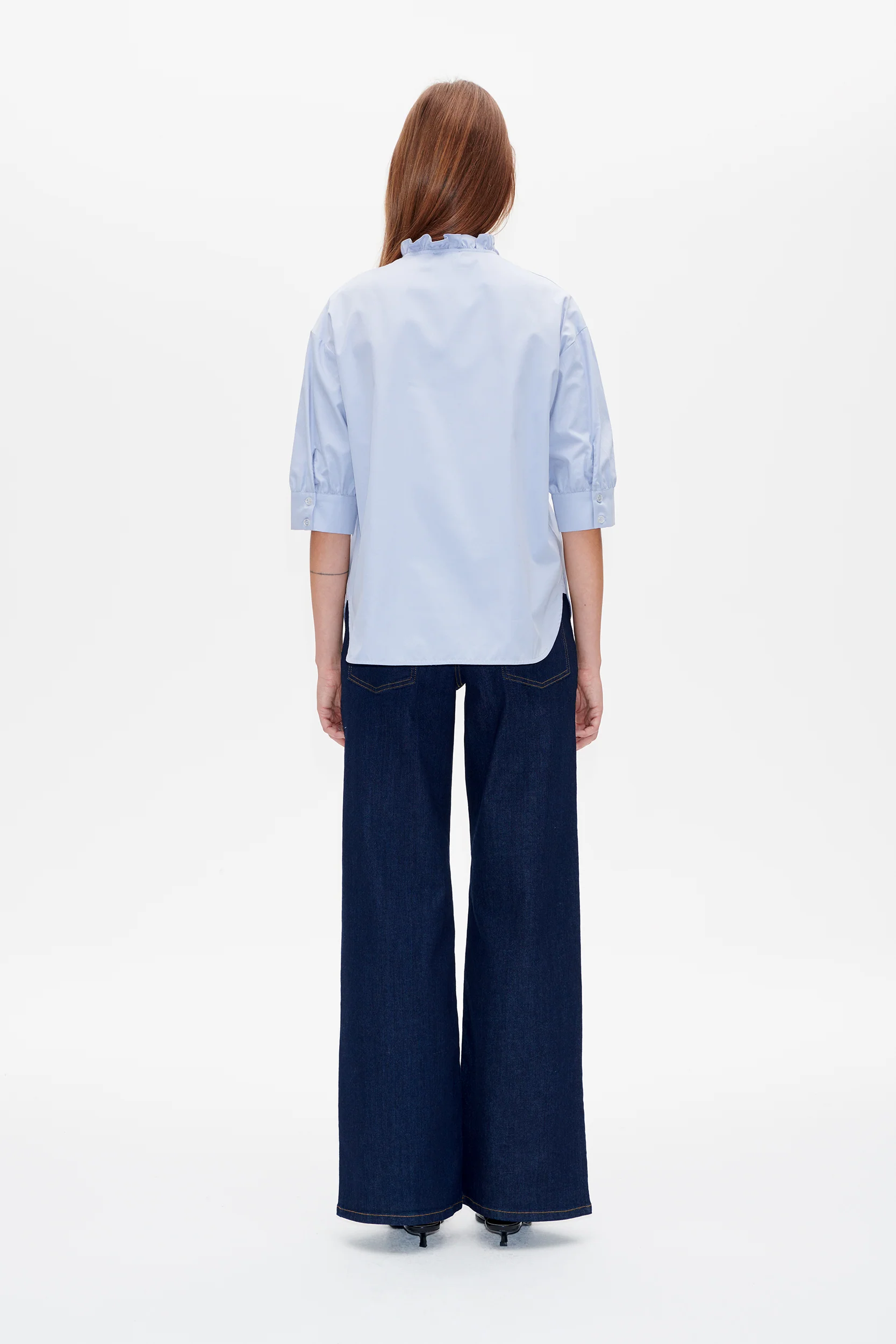 MERELLE BLOUSE | Brunnera Blue - Image 3