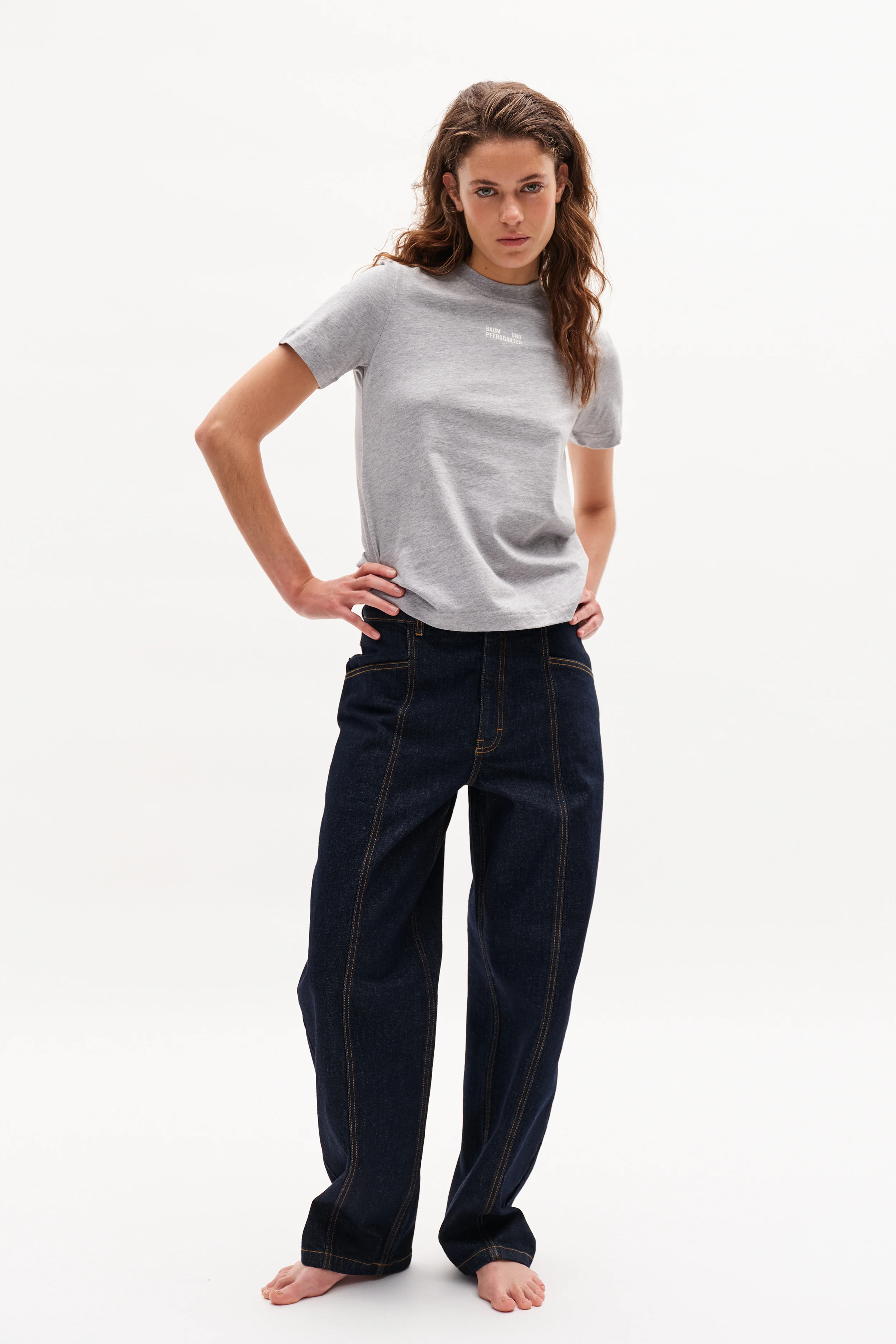 NO 02 JEANS | Dark Blue Rinse - Image 5